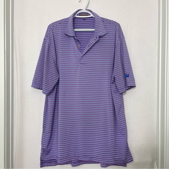 Peter Millar Summer comfort‎ Stripe Performance Polo - Picture 1 of 5